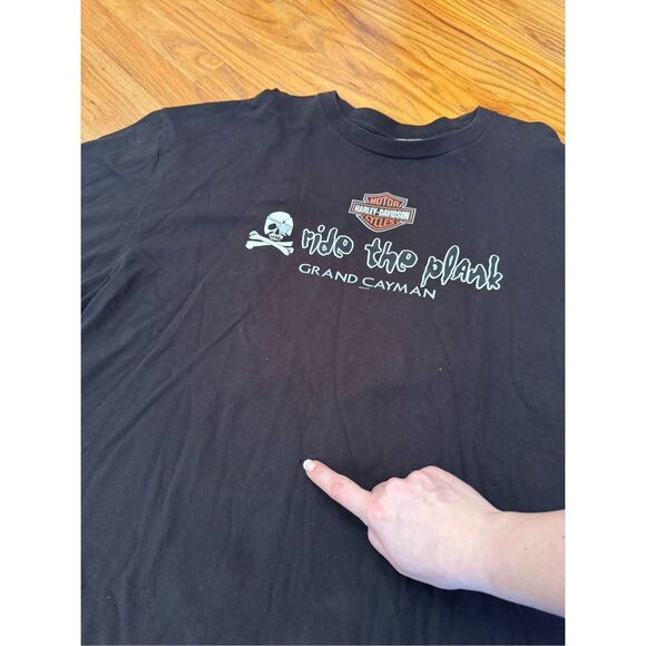 2005 Harley Davidson Biker Grand Cayman Graphic Tee Size 3XL - Picture 7 of 7